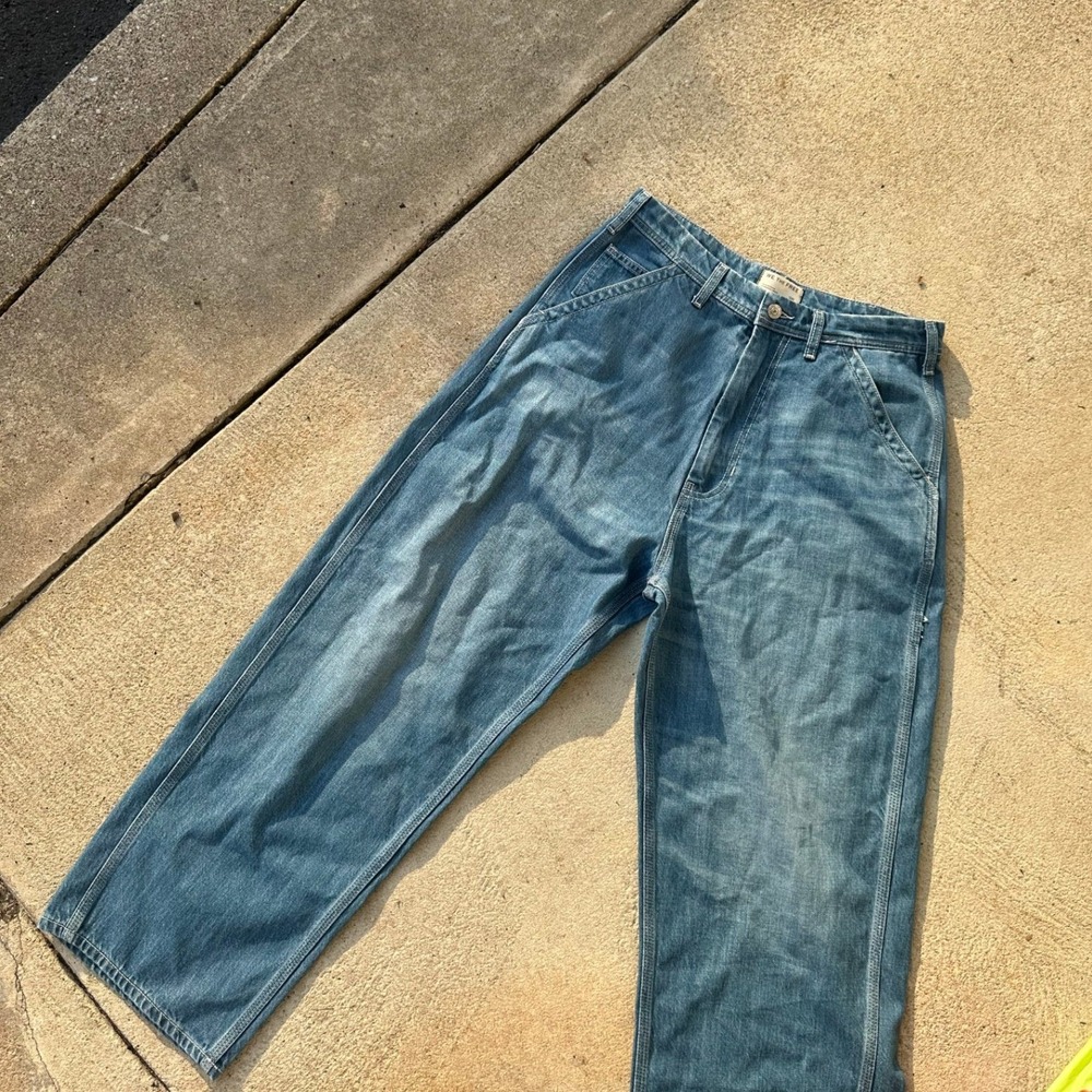 We The Free Free People Wide Leg Jeans Blue Utility Denim 28 - Picture 3 of 7